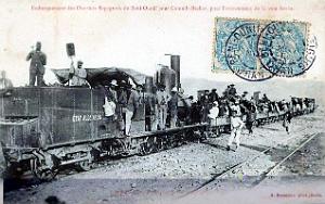 144- Beni-Ounif - Colomb Bechar - Train ouvriers espagnols